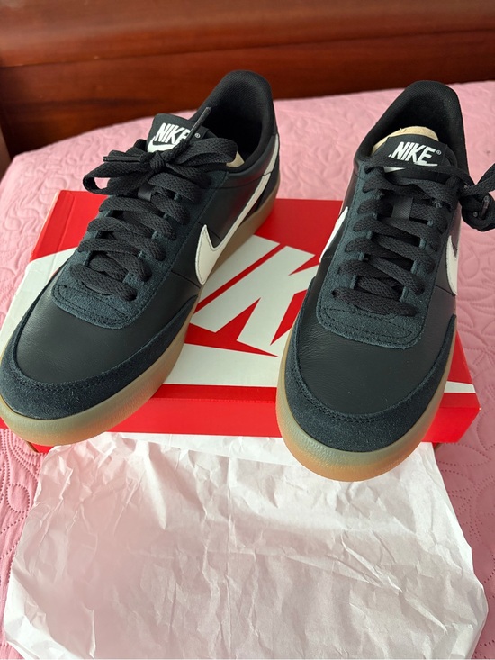 Nike Shoes - Nike Black Sneakers with White Swoosh and Gum Sole